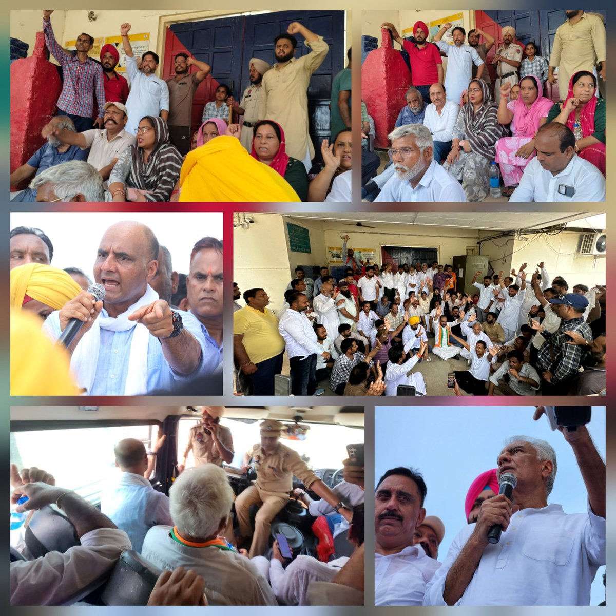 Sandeep Jakhar (ਜਾਖੜ/जाखड़) (@sandeepjakharpb) on Twitter photo Democracy & it's spirit still being throttled. Arrogance of a party which itself rose through protests. But our workers are strong, their spirits high & we shall overcome. Still being held in the Abohar Sadar PS. <a href="/sunilkjakhar/">Sunil Jakhar</a> <a href="/BJP4Punjab/">BJP PUNJAB</a> <a href="/Team_SJ_/">Team SJ</a> Democracy & it's spirit still being throttled. Arrogance of a party which itself rose through protests. But our workers are strong, their spirits high & we shall overcome. Still being held in the Abohar Sadar PS. <a href="/sunilkjakhar/">Sunil Jakhar</a> <a href="/BJP4Punjab/">BJP PUNJAB</a> <a href="/Team_SJ_/">Team SJ</a>