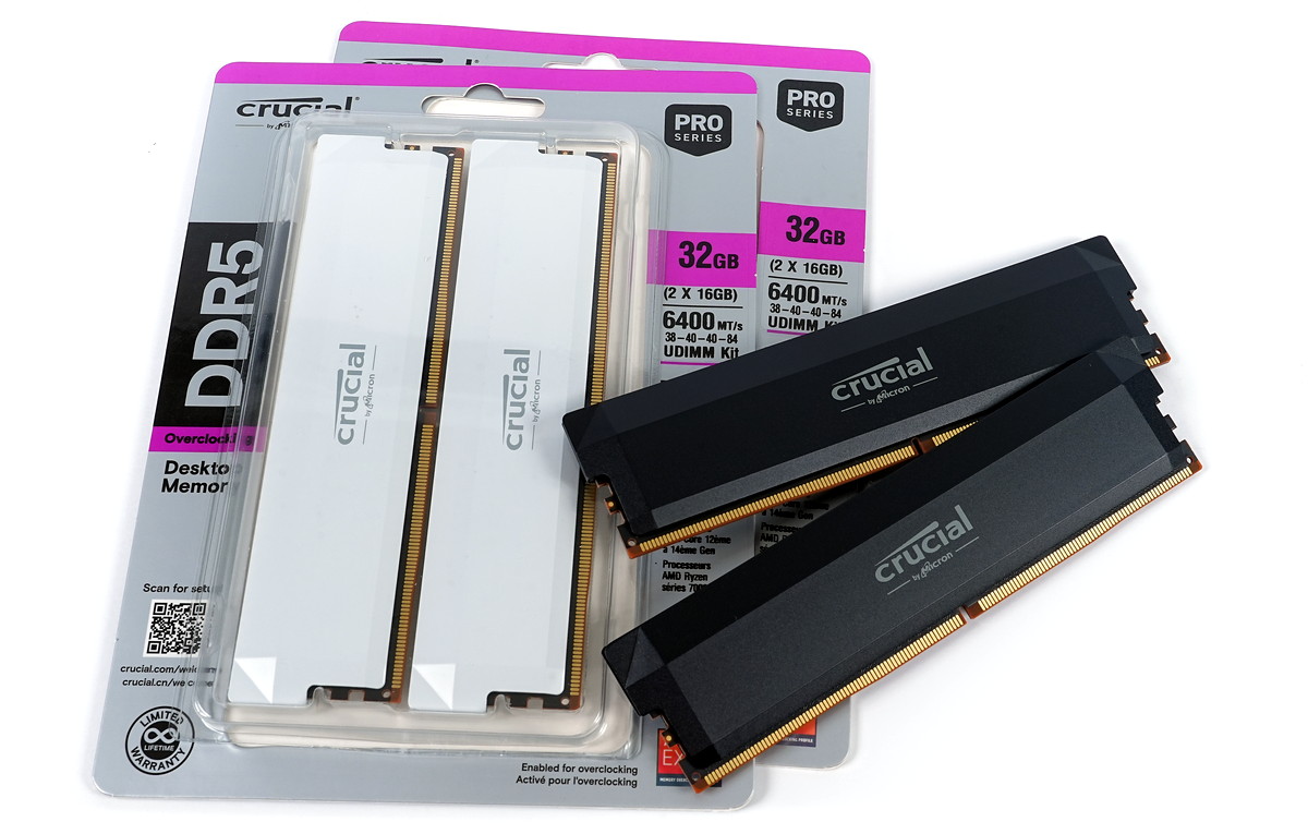 メモリー crucial DDR5 Pro 32GB (2x16GB) Crucial Pro DDR5 RAM 32GB