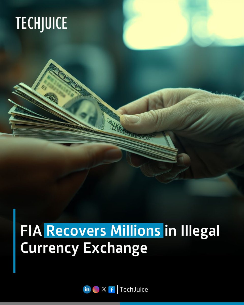 The Federal Investigation Agency has arrested suspects involved in illegal currency exchange &amp; hundi operations, recovering millions in foreign and local currency.

#FIA #CurrencyExchange #Hundi #Pakistan