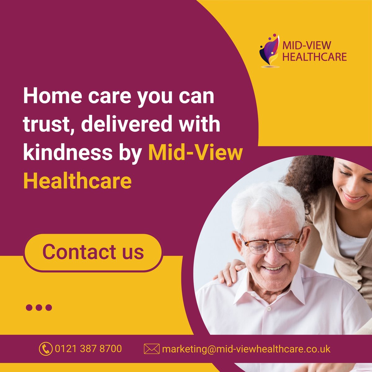 midviewcare's tweet photo. Care that feels like family.

At Mid-View Healthcare, home care is about trust, kindness and dignity. From a helping hand to a listening ear, our compassionate team makes every day safer, brighter and more meaningful.

#homecare #elderlycare #MidViewHealthcare #MidView https://t.co/RG9aMjs1Qc