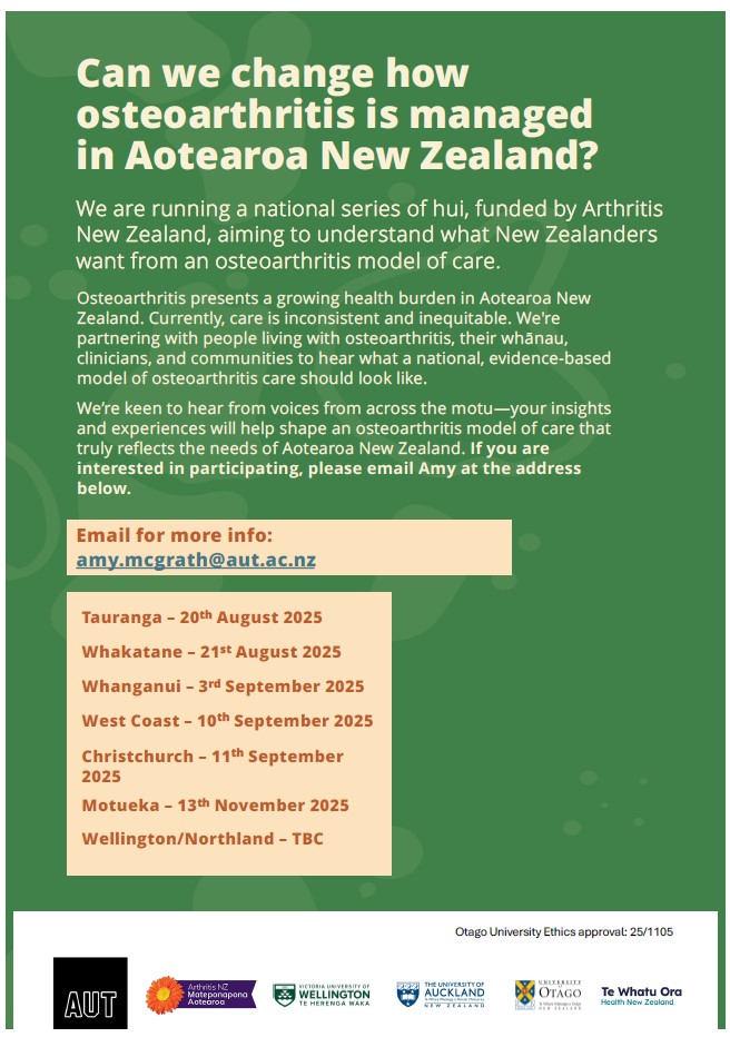 Arthritis NZ - Mateponapona Aotearoa tweet media