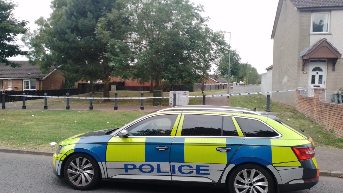 Police are currently at the scene following the launch of a murder investigation in the Twinbrook area of Dunmurry