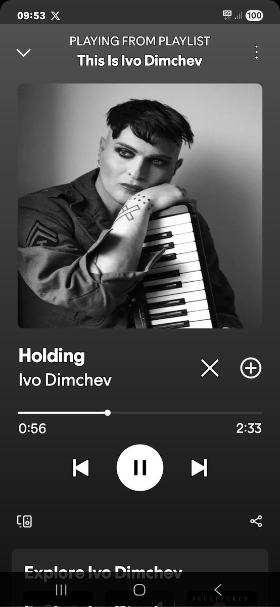What i was listening too as i wrote for a little while and my granddaughter is on her way home with her aunt and my Lulu bought me Ivo my last birthday and what a voice