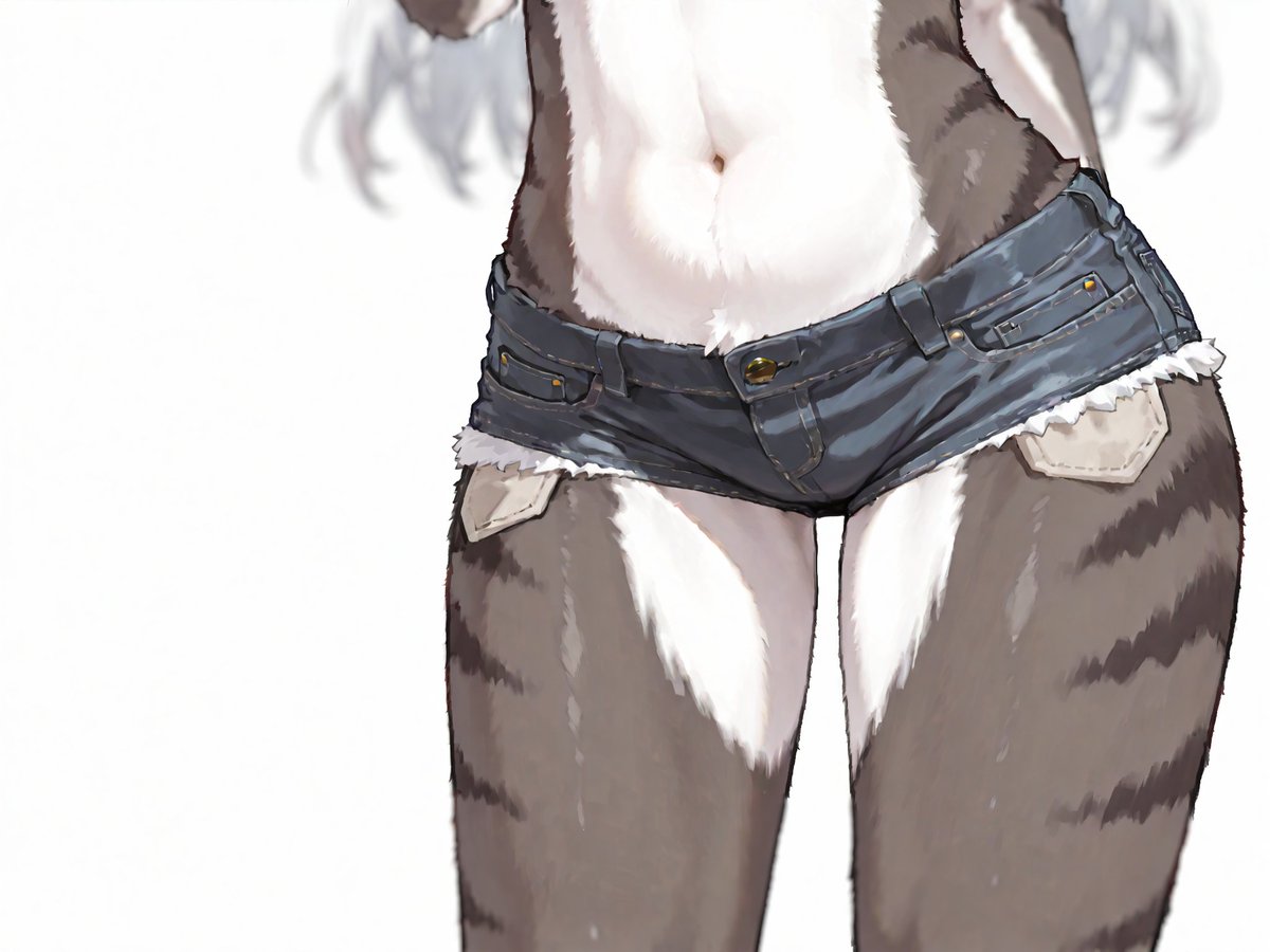 WolfNeoX's tweet photo. Look! ！Thighss😮~~ https://t.co/exUDEnmbLI