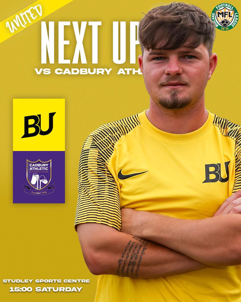 Birmingham United First Team (@bufcfirst) on Twitter photo Next Up |
π <a href="/CadburyAthFC/">Cadbury Athletic FC</a>
π <a href="/MidlandLeague/">Capelli Sport Midland Football League</a> , Division 2
π
23.08.25
β° 15.00
π Studley Sports Centre, B80 7BF Next Up |
π <a href="/CadburyAthFC/">Cadbury Athletic FC</a>
π <a href="/MidlandLeague/">Capelli Sport Midland Football League</a> , Division 2
π
23.08.25
β° 15.00
π Studley Sports Centre, B80 7BF