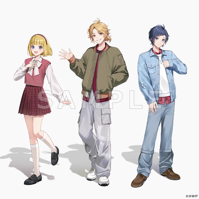 HoneyWorks × ツリービレッジ 「LIP×LIP」「mona」「Full Throttle4」の計8名のコラボキービジュアルを担当させていただきました  よろしくお願いいたします!