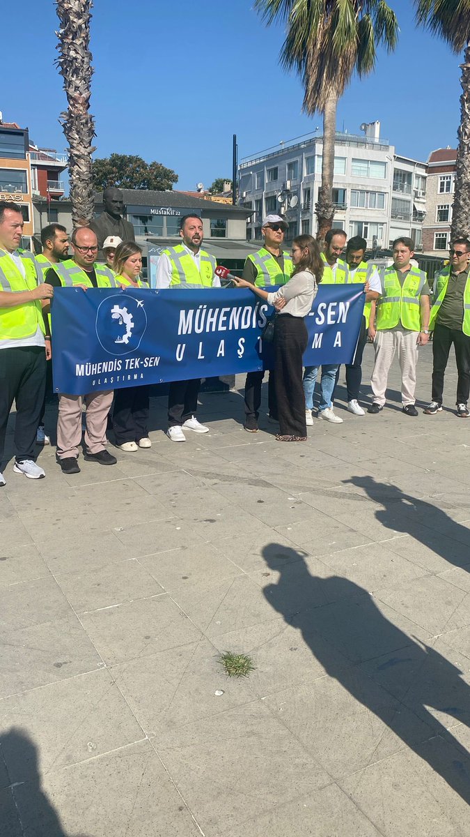 Tüm Türkiye 'de iş bıraktık!!!
Mühendis ve Teknik personelin sesini duyurana kadar mücadeleye devam!!!
⁠#MühendisTekSenUlaştırmaHakPeşinde