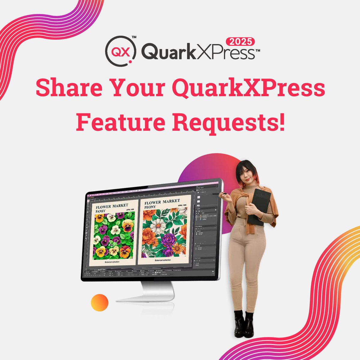 We would love to know what features you would like to see added to the QuarkXPress software to make your experience and productivity even better 🔥 

Simply fill in our online form and our product team will have a look.

Share now 👉 buff.ly/HWjwpup 

#QuarkXPress