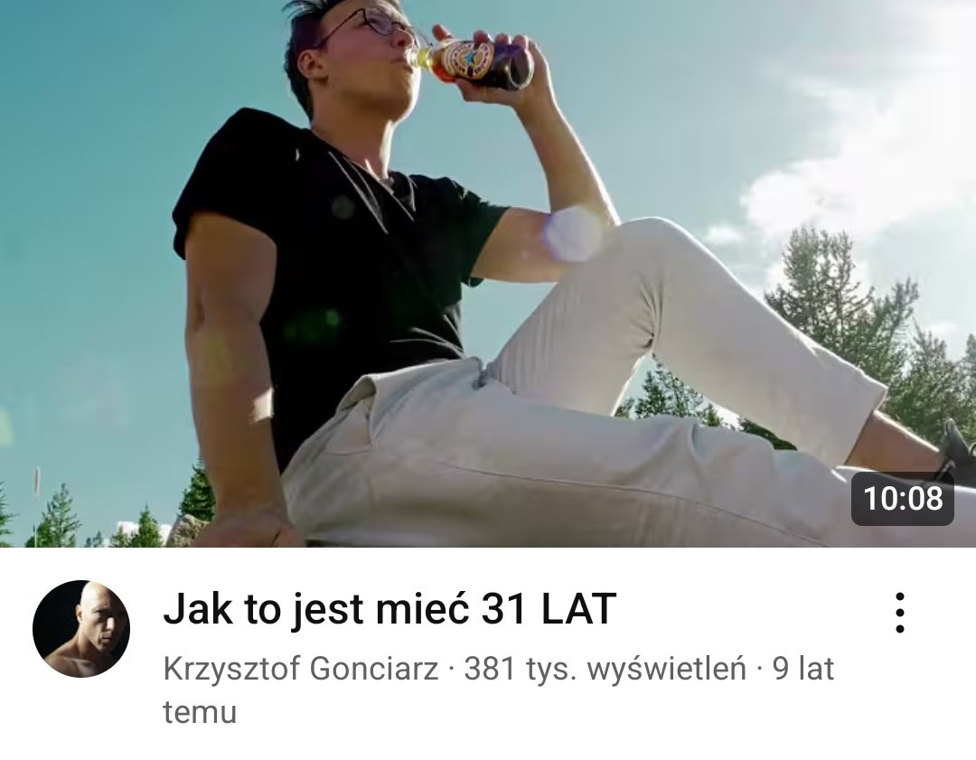 niecałe dwa lata i będę mógł zrobić taki film 🥲