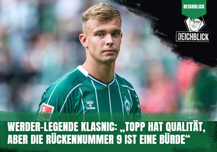 DeichStube's tweet photo. In seiner #DeichBlick-Kolumne lobt Ex-Profi Ivan #Klasnic #Werder Bremens Keke #Topp, schreibt über Michael Zetterer und verrät, warum er die scharfe Kritik nach dem DFB-Pokal-Aus in Bielefeld für überzogen hält👉https://t.co/VvmW4TgTxw https://t.co/9ZYt1a8AwK