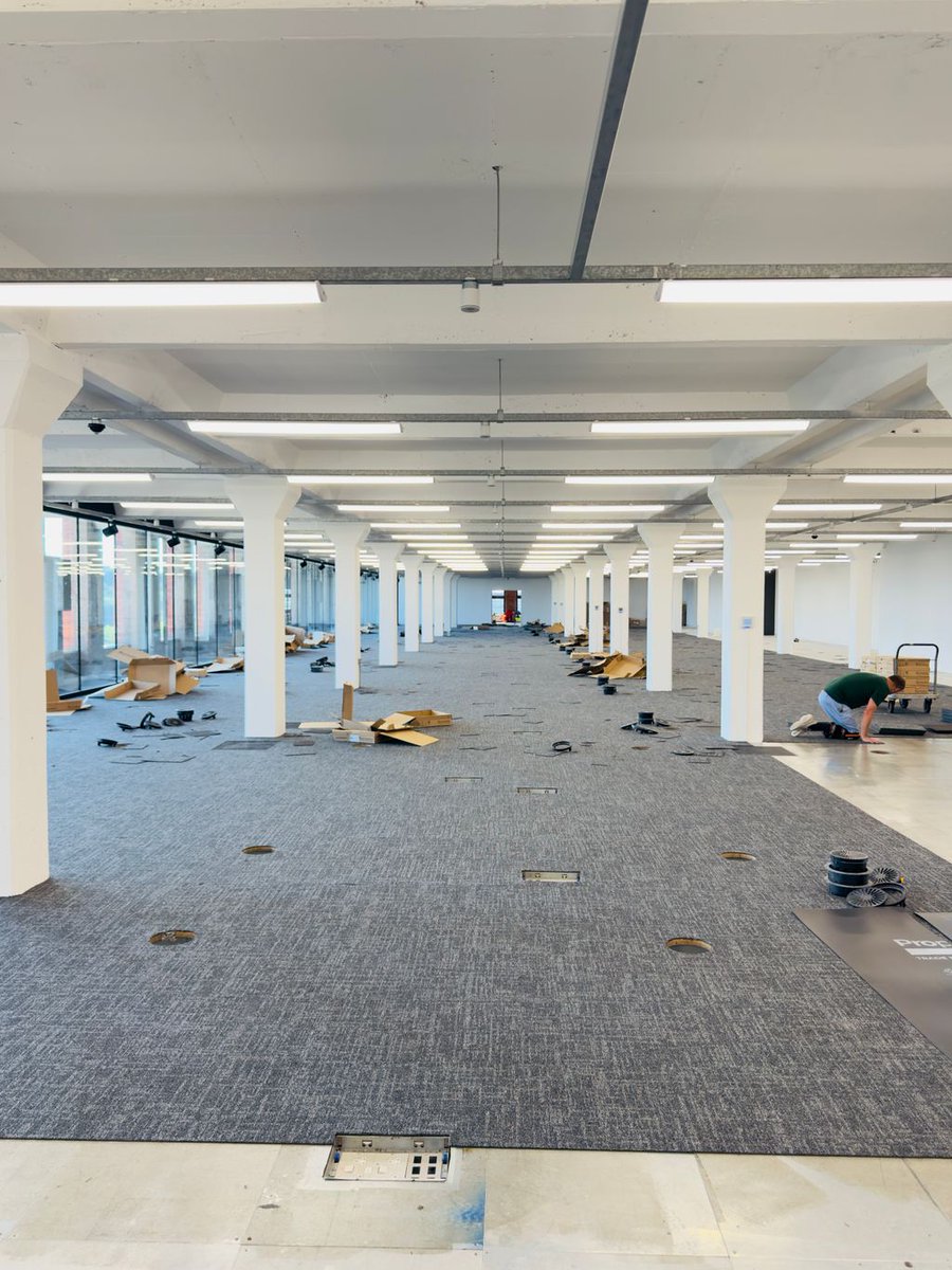 Exciting developments are happening on the 5th floor at Fort Dunlop, where SHB is preparing a remarkable suite. With up to 54,000 sq ft of office space, this is a unique opportunity to envision what can be achieved in this dynamic setting. #development #newspace #office