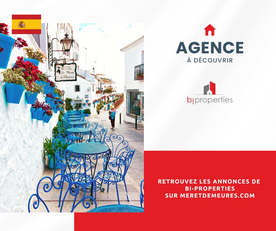 🏡 UNE AGENCE À DÉCOUVRIR 🏡
🇪🇸 BI-Properties vous propose des propriétés à ne pas manquer !
Retrouvez toutes ses #annonces en #Andalousie ici 👉 f.mtr.cool/axsjqzgdfmère #immobilier #vente #achatimmobilier #maison #appartement #borddemer