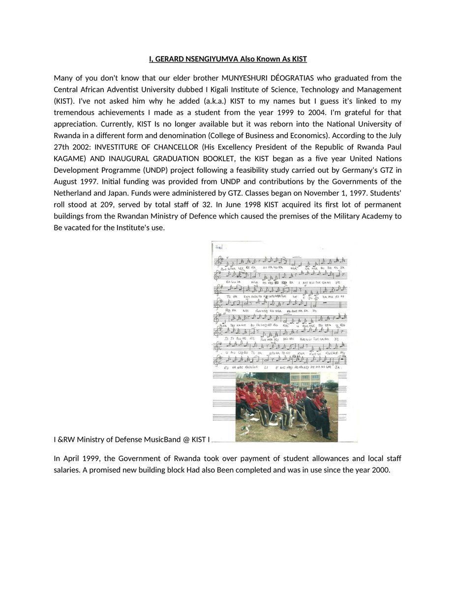SpecialGN_UN's tweet image. DID you know that @UNDP @giz_gmbh &amp;amp; other #developmentpartners played a vital role in the establishment of a tertiary education institution denominated #KIST please?
@SilasLwakabamba was its lovely Rector!
Other brilliant, sources of inspiration included @albertprayan from India.
