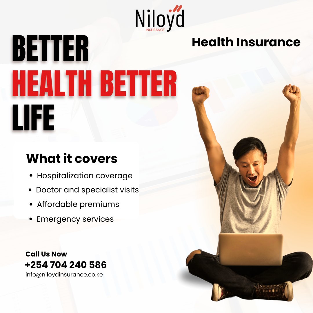 NiloydInsurance's tweet photo. Your health is your greatest asset.
Insure yourself today.
Click the link in bio to visit our website or call +254 704 240 586.
#Trendingnow #Nuanceinspectxyz #TheEU #Claimnow #Healthinsurance #chan2025 #Insureyourhealth https://t.co/MM8Cagb713