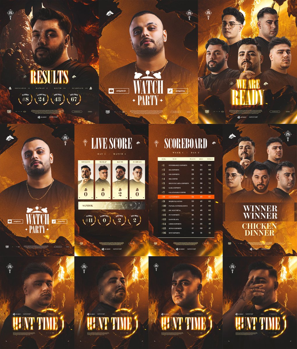 🐺 The new PUBG Mobile Son Alan 2025 designs created under my Art Direction for ULF Esports are now live!

To access the project, 🖇
be.net/gallery/232658…