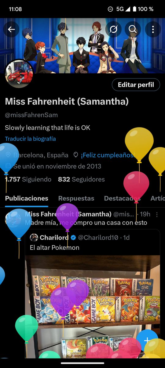 Miss Fahrenheit (Samantha) tweet media