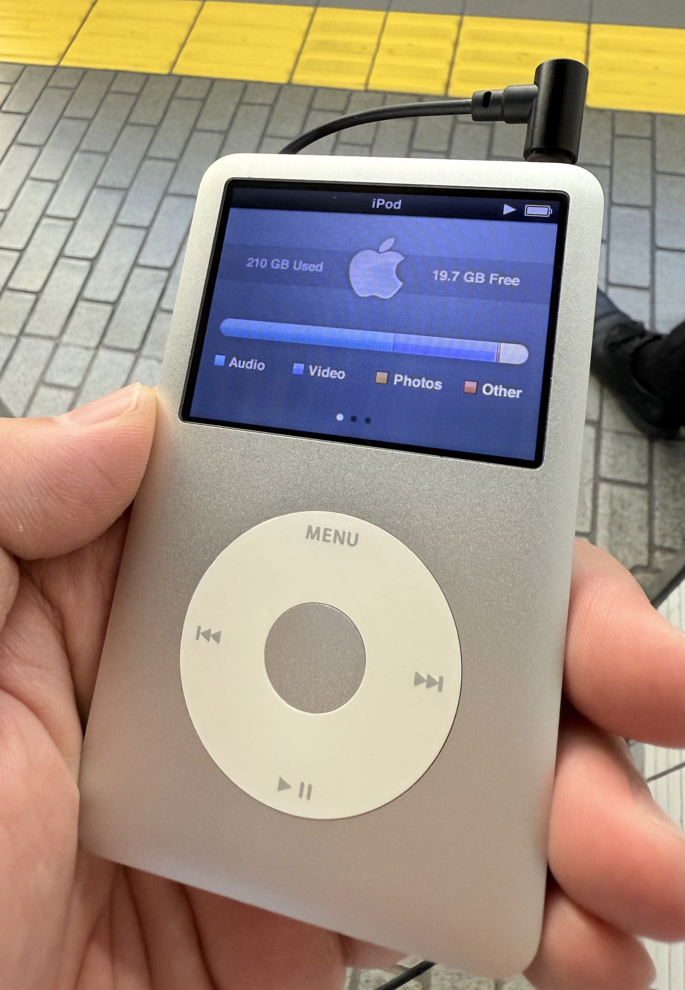 iPod Classic 160GBカスタムオーダー160GBを256GBに