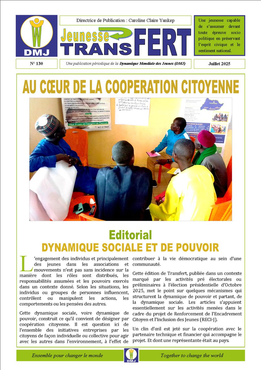 DMJ - Dynamique Mondiale des Jeunes tweet media