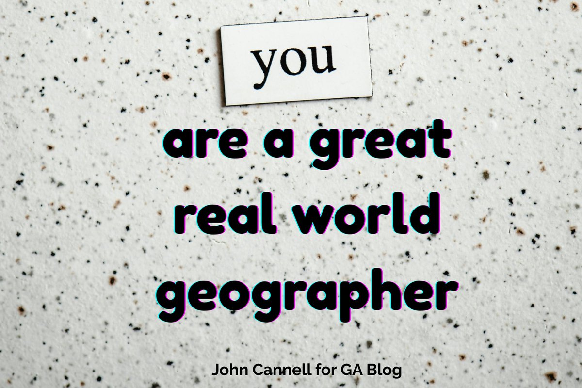 The_GA's tweet photo. A new addition to GA Blog. 

Our very own Jon Cannell has written this article titled 'You are a great real word geographer'.

In this article, Jon reflects on why many primary school teachers feel a lack of confidence when teaching geography, despite the fact that geography is deeply embedded in everyday life and experiences.

Read the full article here: https://t.co/Ltmxu7jypd