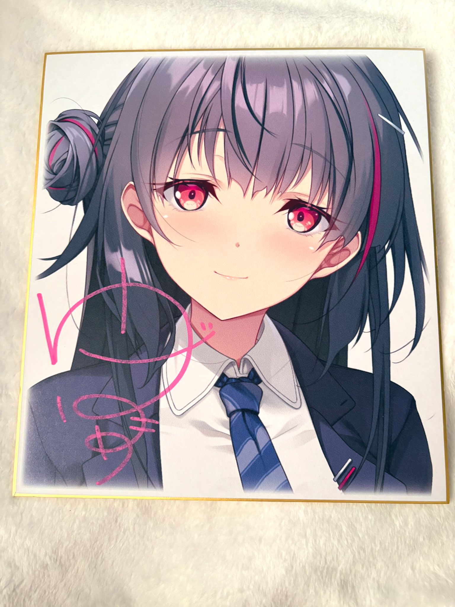 セレクトオブリージュ 柚子奈ひよ サイン入りキャンパスアート F6