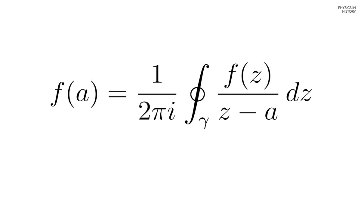 PhysInHistory's tweet photo. Cauchy’s Integral Formula ✍️ https://t.co/cBRq8Ju6AW