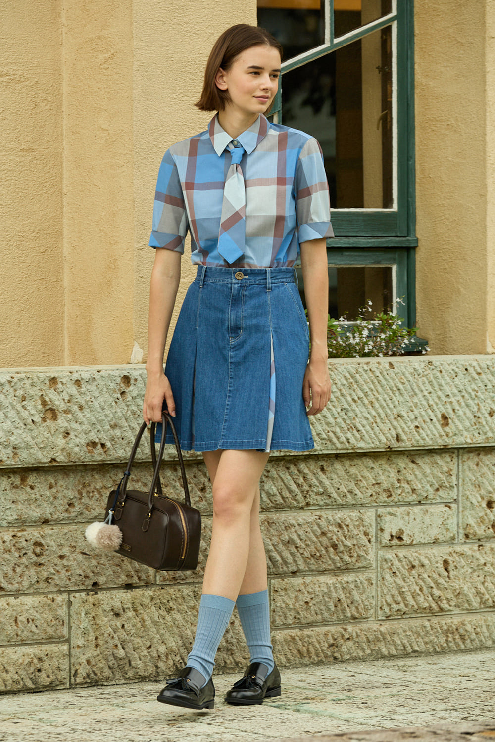 BLUELABEL CRESTBRDGEデニムスカート デニムミニスカート（スカート）｜BLUE LABEL CRESTBRIDGE