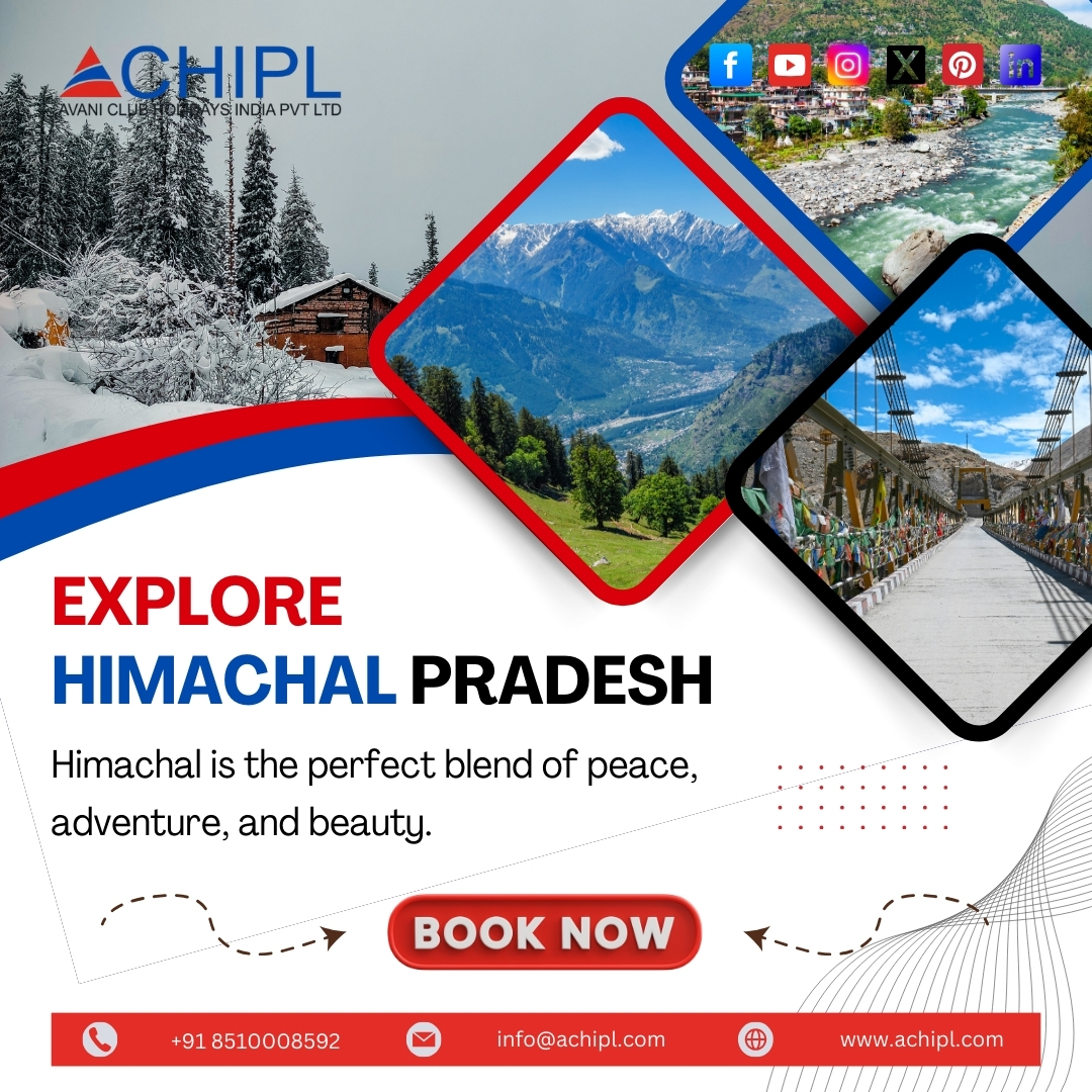 avaniclubholidy's tweet image. 🌄Explore Himachal Pradesh – The Land of Gods &amp;amp; Mountains! 🌲🌄
Himachal is the perfect blend of peace, adventure, and beauty. 🏔✨
📲Plan your Himachal trip now: achipl.com
📞Call/WhatsApp: +91 8510008592
#ExploreHimachal #HimachalPradesh #TravelWithACHI #ManaliTrip