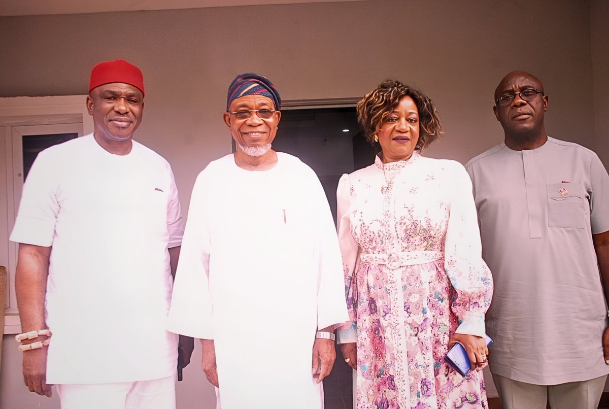 I joined two Great Leaders Of the  Coalition in Delta State, Chief Emma Ejiofor (PhD) <a href="/OnisheU/">Emma Ejiofor (Onishe-Ubulu)</a> and Chief Andy Uwejeyan, in a meeting with the ADC Secretary, HE <a href="/raufaregbesola/">Rauf Aregbesola</a>.

T'was all about our nation and how to rescue her from the clutches of Kidnappers and Blackmailers.