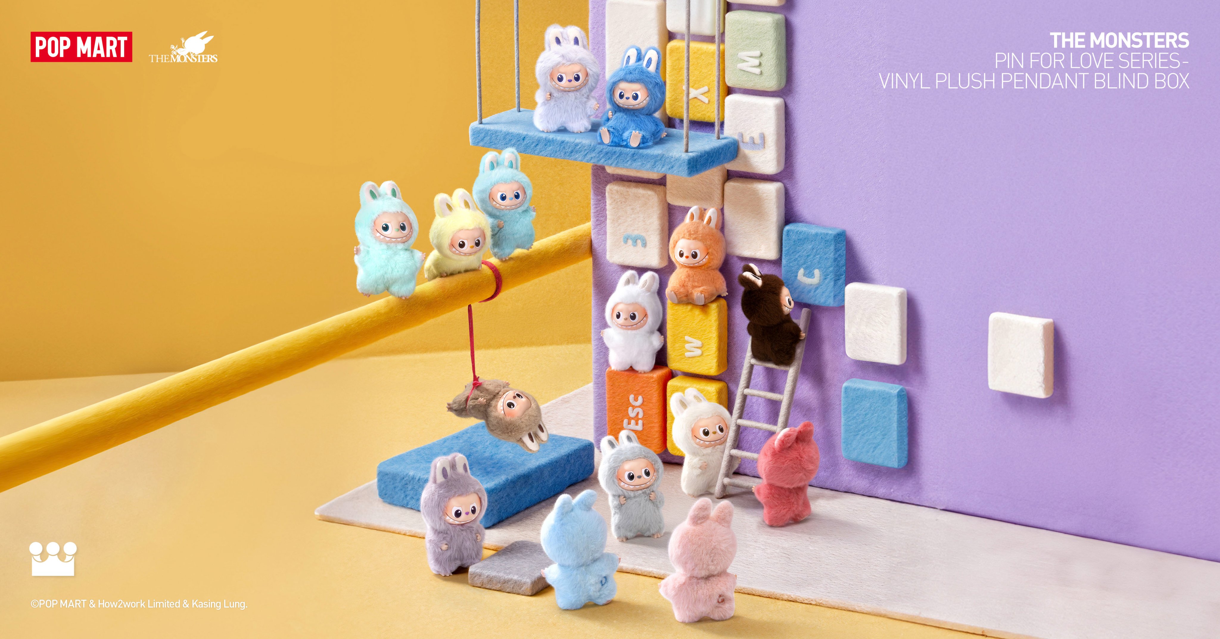 POPMARTMONSTERSLABUBUEarphoneCase 2個　セット KOW YOKOYMA x Kasing Lung x POP MART The Monster Ma.k Blind