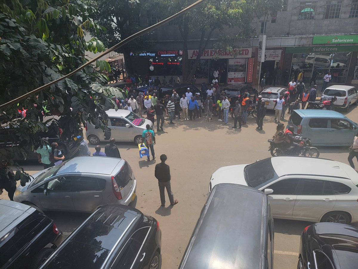 joshmut's tweet photo. @joabmwaura I was at the Java across the street. However I'm hearing different narration of events, something along the line that those were cops or city council police https://t.co/yvKb3Ezcqu