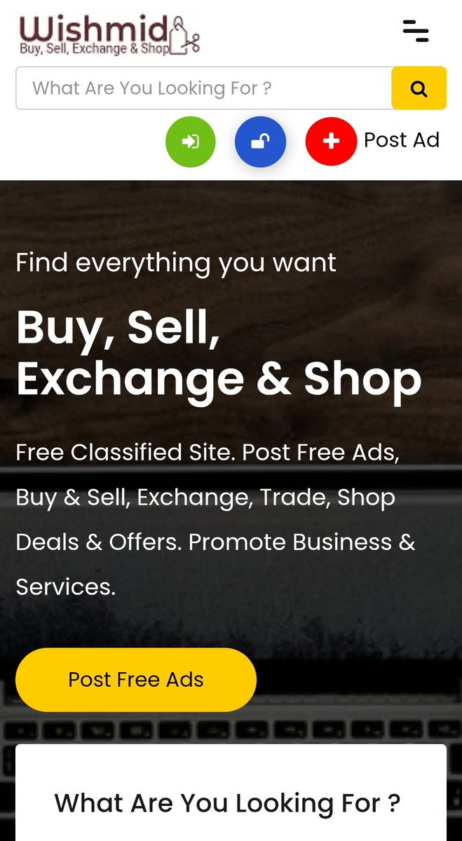 wishmidltd's tweet photo. Find everything you want! 
Buy, Sell, Exchange &amp; Shop!

Free Classified Site. Post Free Ads, Buy &amp; Sell, Exchange, Trade, Shop Deals &amp; Offers. Promote Business &amp; Services.

https://t.co/fuo3TuLj15 https://t.co/jMtaBZNjkY