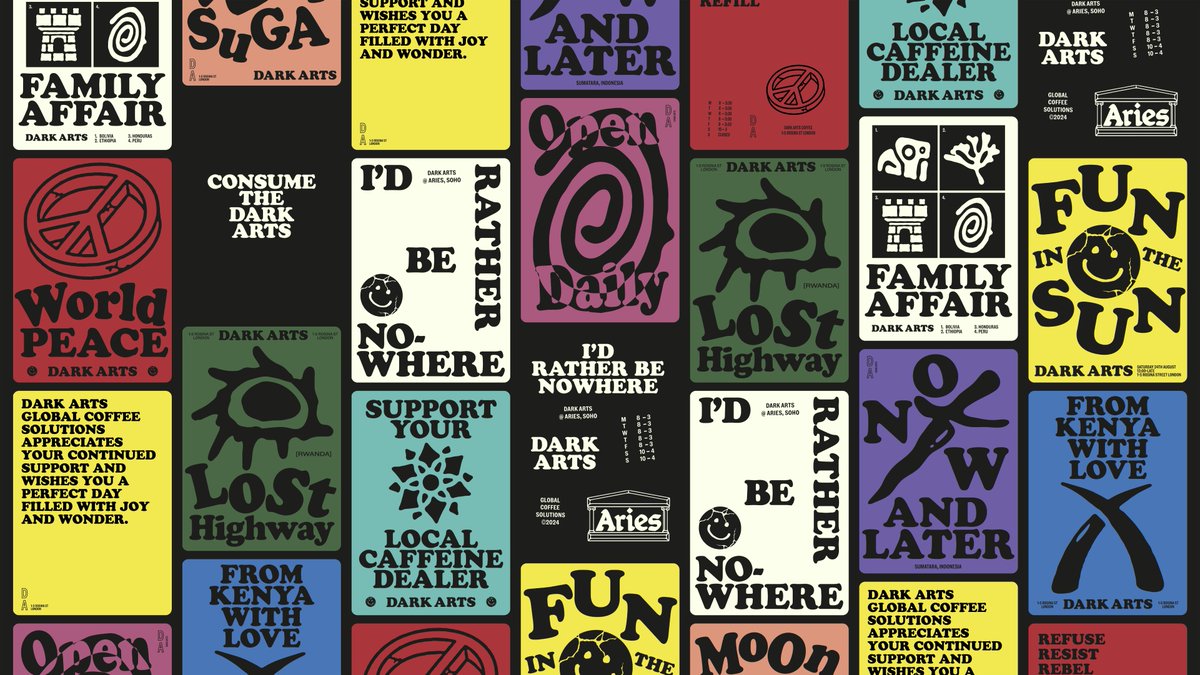 Dark Arts Coffee by NOT Wieden+Kennedy, 2024
Now on Brand Archive: brandarchive.xyz/identity/dark-…