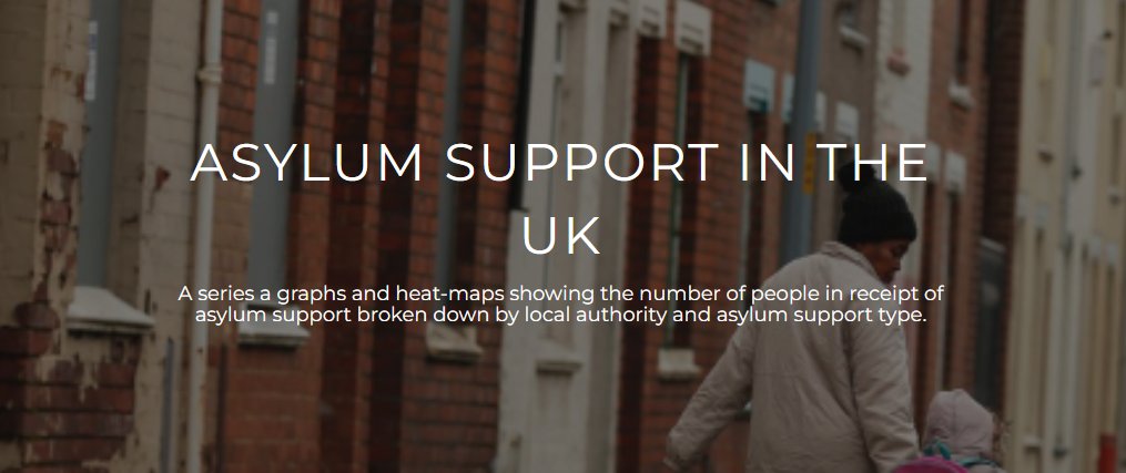 AndyHewettNGO's tweet image. Updated heat-map and graphs showing the number of people in receipt of asylum support at local authority level broken down by type of support and accommodation now available at andyhewett.com/section-95-by-…… #asylumsupport
