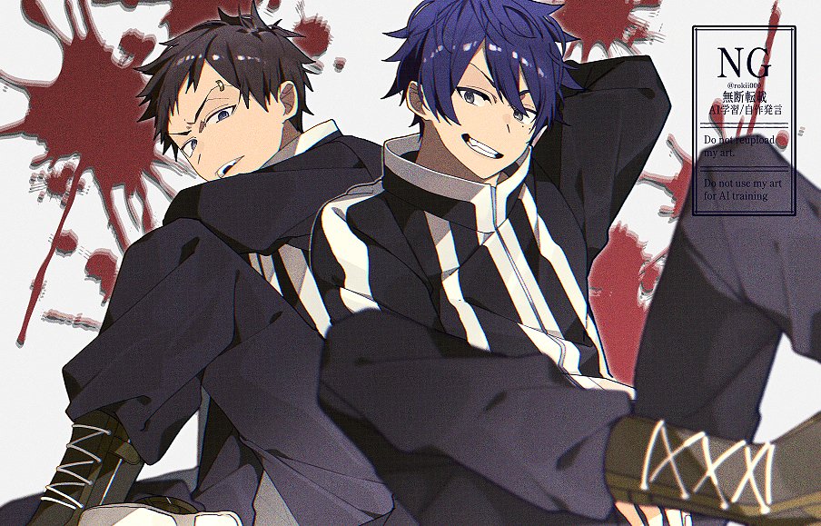 #桃源暗鬼FA アニメで見て、面白い!ってなって最近漫画を全巻購入しまして、まだ読み終えてはいないけど、四季くんと碇くんが大変大好きでございます…。碇くんが思った以上に良いキャラしてました…😌 