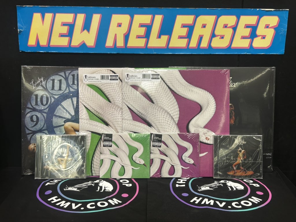 A great selection of new music for you this Friday at HMV including the new Deftones album! 
.
#hmv #hmvburton