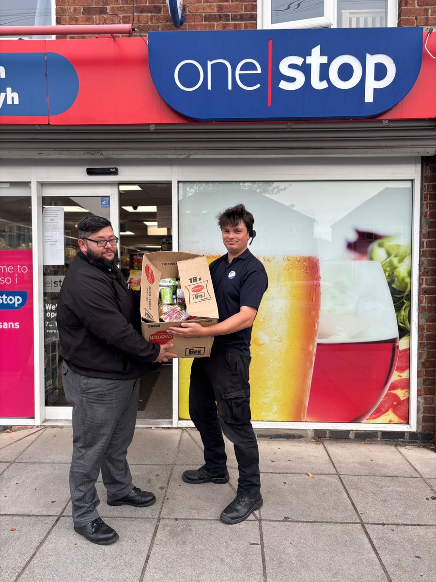 Our good friends One stop (St Isan) and ourselves are pulling together collecting for the Cardiff Foodbank. We've made our first collection and drop-off. Hoping to do a monthly collection. #foodbankdonations #TackleHunger.