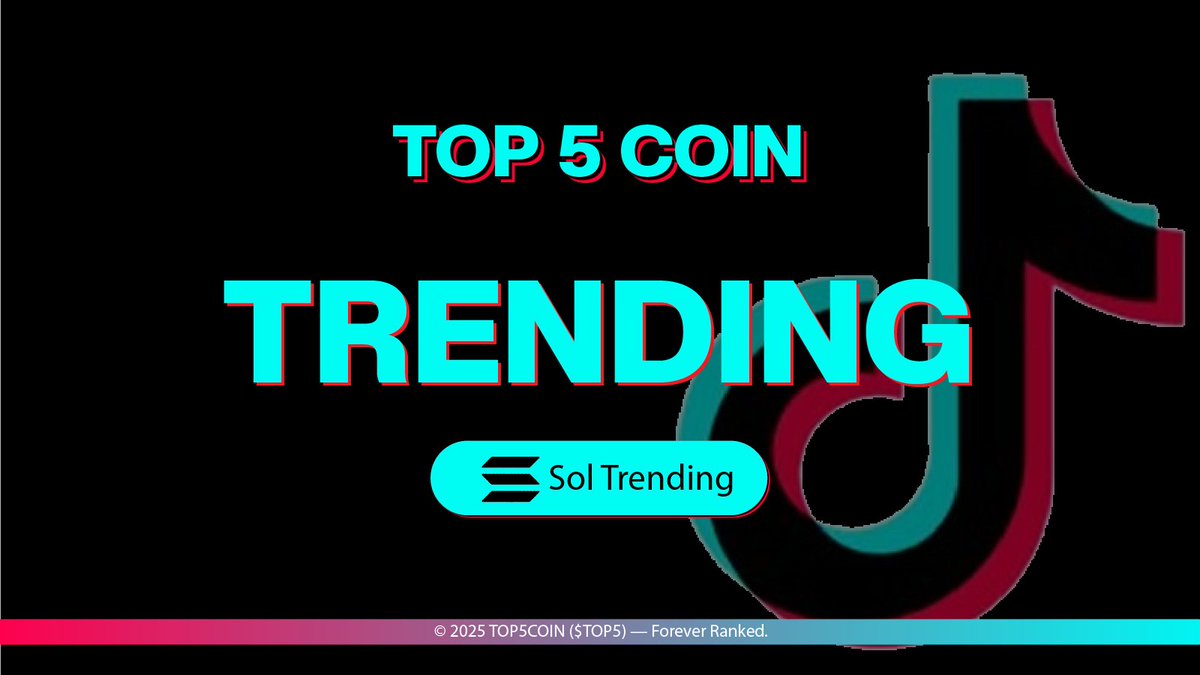 top5_coin's tweet photo. $TOP5 is Leading the Charge!
$TOP5 is now #1 Trending on Solana! 
Big things are happening—join the ride now! https://t.co/jo6MBwo81h