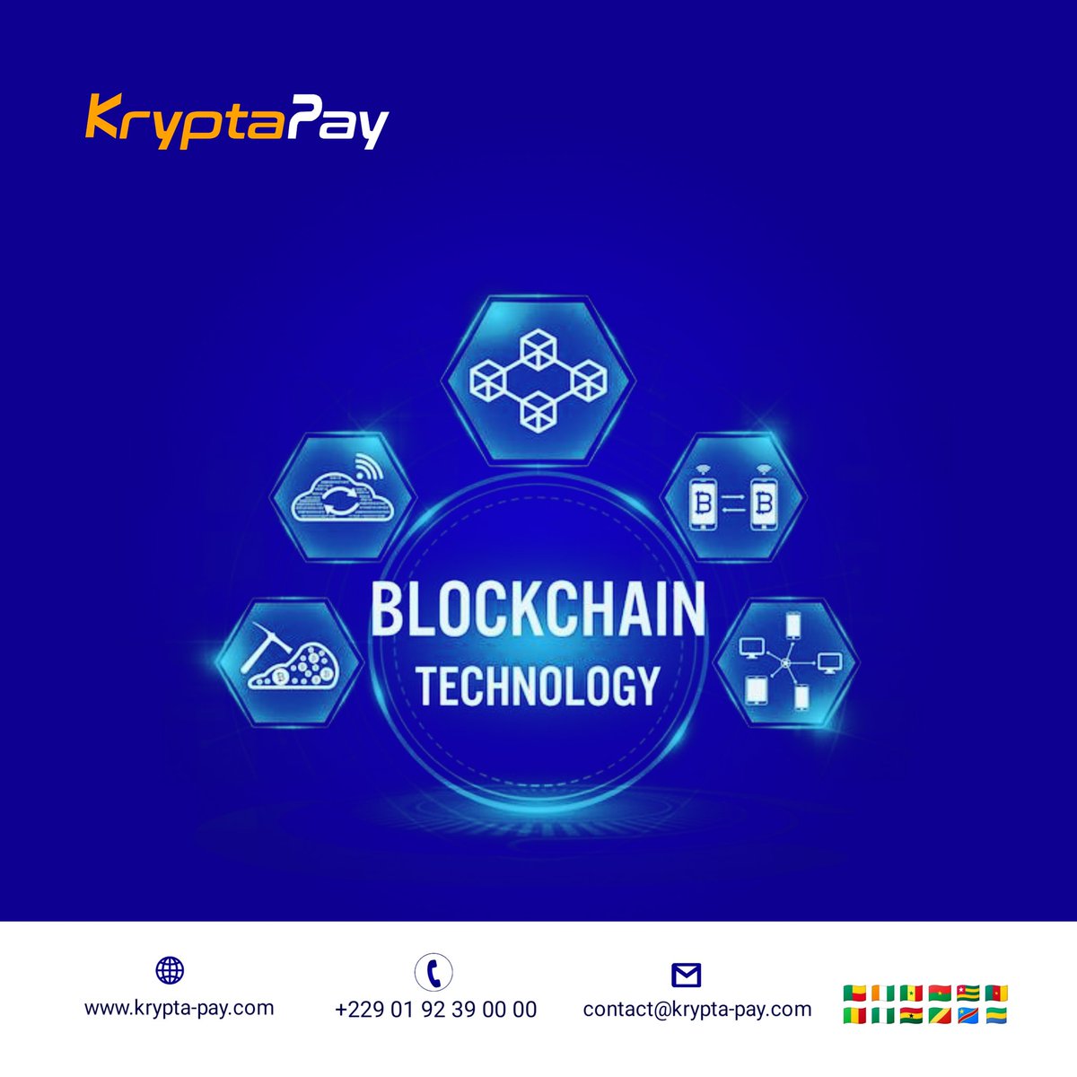 KryptaPay's tweet photo. 🔗 Comprendre la blockchain:
Elle enregistre chaque transaction de façon sécurisée et transparente, sans intermédiaire.
Résultat: plus de rapidité, moins de coûts, et une confiance renforcée.
Chez Kryptapay, on en fait un outil puissant pour vos transactions.
#KryptaPay https://t.co/PPlSltsdax