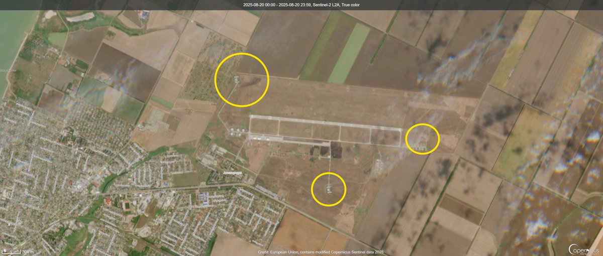 Contested Ground (@contestedg) on Twitter photo Like other sites in Russia, Primorsko-Akhtarsk Airbase has seen some substantial infrastructure expansion to increase Russia's capacity to launch Shahed drone attacks against Ukraine. Imagery from <a href="/CopernicusEU/">Copernicus EU</a> Like other sites in Russia, Primorsko-Akhtarsk Airbase has seen some substantial infrastructure expansion to increase Russia's capacity to launch Shahed drone attacks against Ukraine. Imagery from <a href="/CopernicusEU/">Copernicus EU</a>