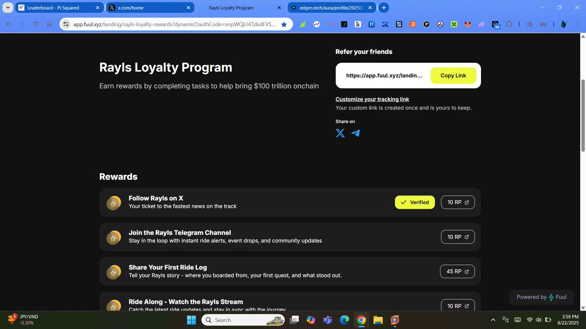 MDua90's tweet image. Thôi qua kèo #Somnia và #CampNetwork 

Tham gia chống móm cùng tôi 3 kèo mới.
Cộng đồng airdrop VN cũng đang khá fomo.

1️⃣ #Pi2Network @Pi_Squared_Pi2 

Link: portal.pi2.network/quests (Tranh thủ làm 3 quest mới để đóng nữa).

wallet.fastset.xyz (Bấm link dự án tự…