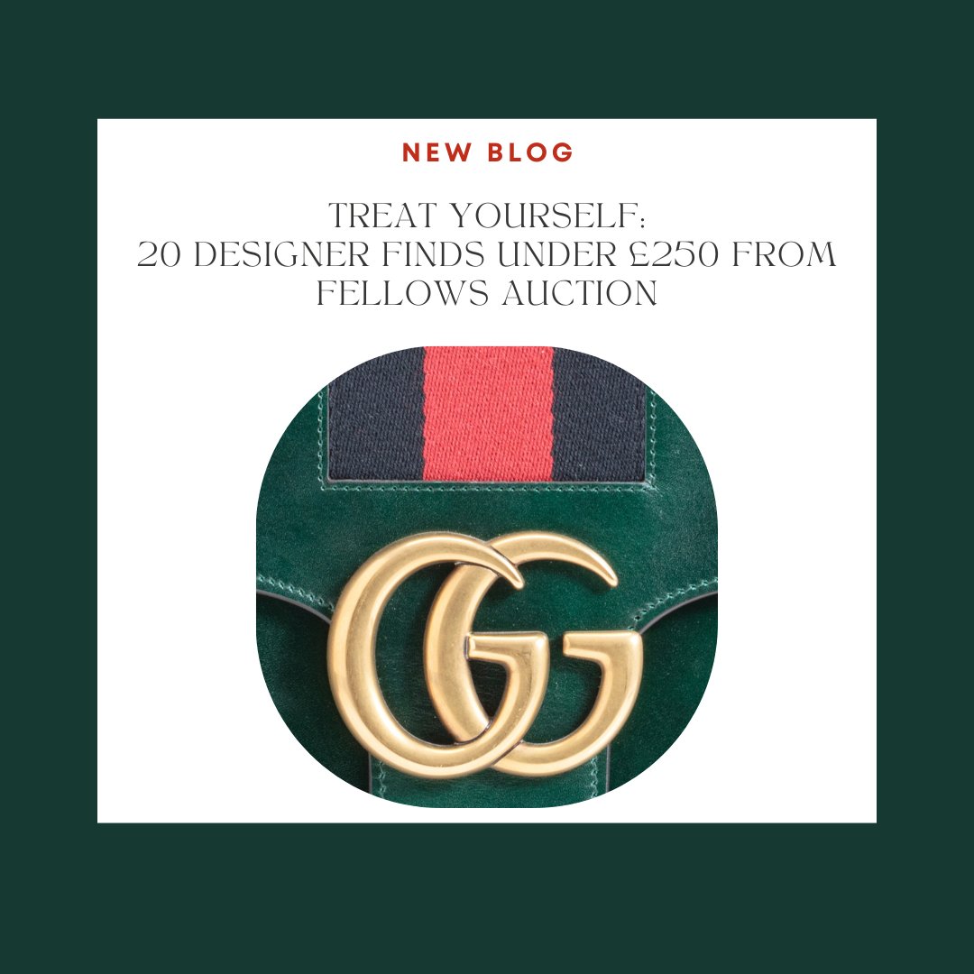 Looking for a payday pick-me-up that blends luxury with smart spending? We've curated 20 standout pieces from the latest Handbags &amp; Accessories auction, 10 under £100 and 10 under £250, that prove you don’t need to splurge to indulge in designer style. 

fellows.co.uk/blog/designer/…