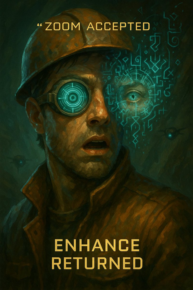 #TapStarTycoon #Daily_Cipher 2025-08-25
Clue: EYE, ZOOM, ENHANCE
Sci‑Fi Mini Story
English:
Belt Haven’s ops chief installed the new ocular upgrade: a miner’s eye that could zoom, enhance, and read micro‑fractures across a kilometer of rock. The first test looked routine until