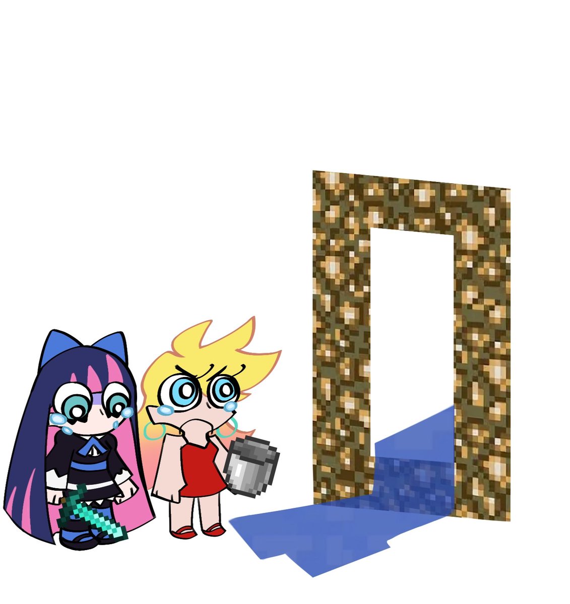 They fell into this trap. 💔 #NewPSG #Newパンスト #Minecraft