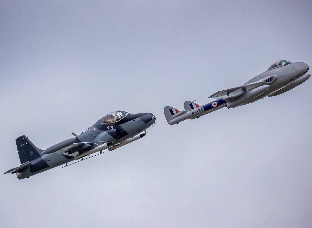 The <a href="/StrikeDisplayUK/">StrikeDisplay</a> and Vampire at Clacton Airshow