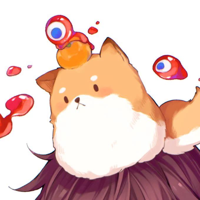 ミャクミャクきなこ犬 #kinakoart