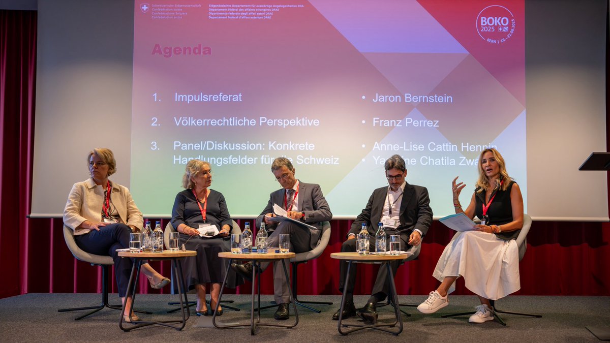 Glad about the excellent panel on the #MiddleEast at the #BoKo25. It was essential to have a focused discussion on the region. Thank you Jaron Bernstein <a href="/newisraelfundch/">New Israel Fund CH 🇮🇱🇨🇭</a> and🇨🇭colleagues in the region for the precious exchange. #DiplomacyInAction