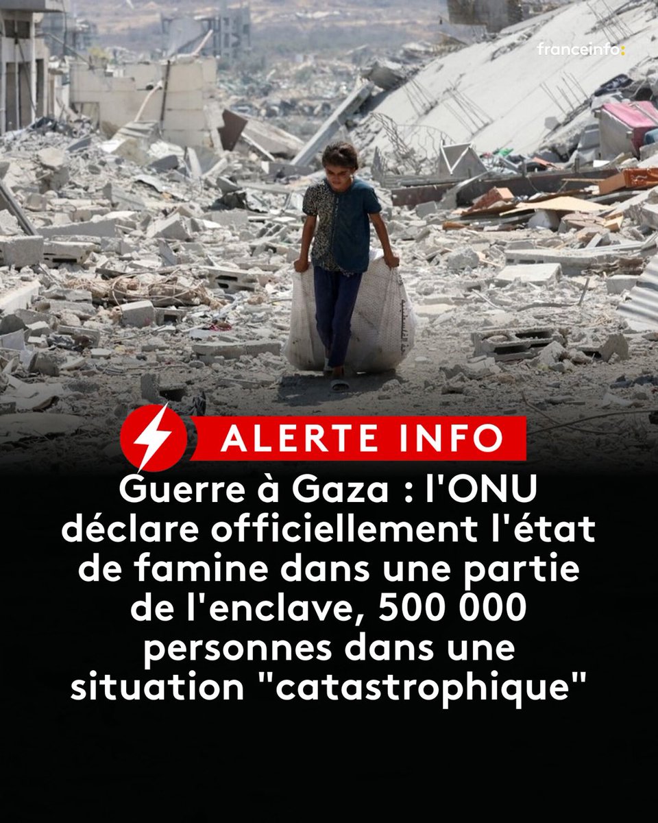 Comment peut-on encore parler de « guerre à Gaza » alors qu’on annonce que 500000 personnes sont dans une situation de famine catastrophique parce qu’Israël les affame délibérément ?
C’est « génocide à Gaza », l’expression qui décrit la situation