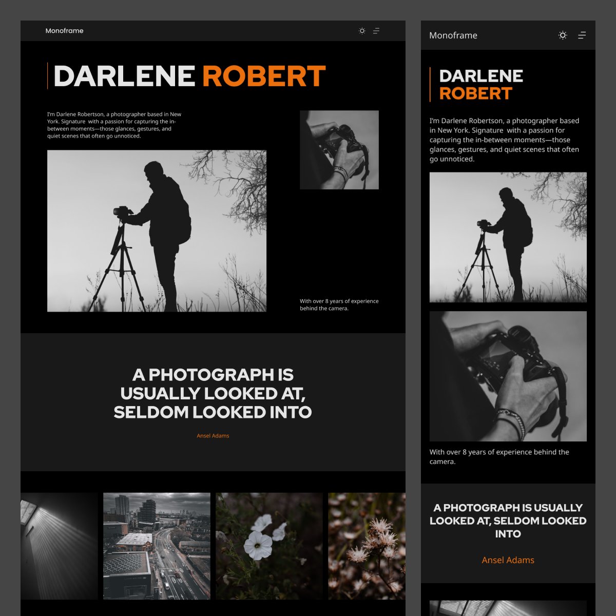 RufoStudio's tweet image. Photography Portfolio Framer Template.
.
#photographer_portfolio_website #portfolio_site #portfolio_website #photography #branding