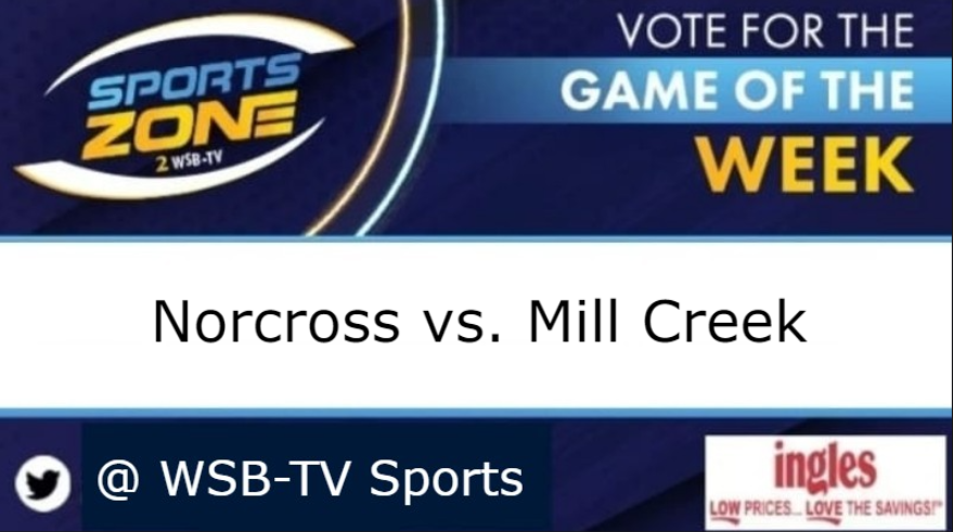 WsbTvZon_'s tweet photo. Game of the Week on Friday night! : 7:30p.

@MCFootballCoach vs. @Norcross_FB 

More info here: https://t.co/XE0wW8QM0V

@MCHawksOfSteel @KaydenHillman @coachjlovelady @MillCreekCheer @CooperHarris57 @Andersonrag1_ @Calebzalewski11 @Landonwilla08_ @CoachMoore313 @NorxAthletics https://t.co/awvLCJvM4R