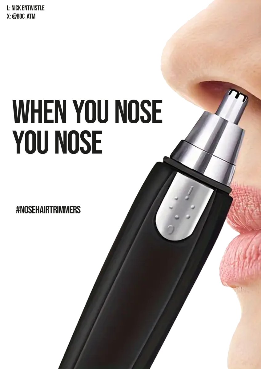 Bank of Creativity (@boc_atm) on Twitter photo My first poster entry to today's <a href="/OneMinuteBriefs/">One Minute Briefs ⏱️</a> challenge to advertise #NoseHairTrimmers My first poster entry to today's <a href="/OneMinuteBriefs/">One Minute Briefs ⏱️</a> challenge to advertise #NoseHairTrimmers